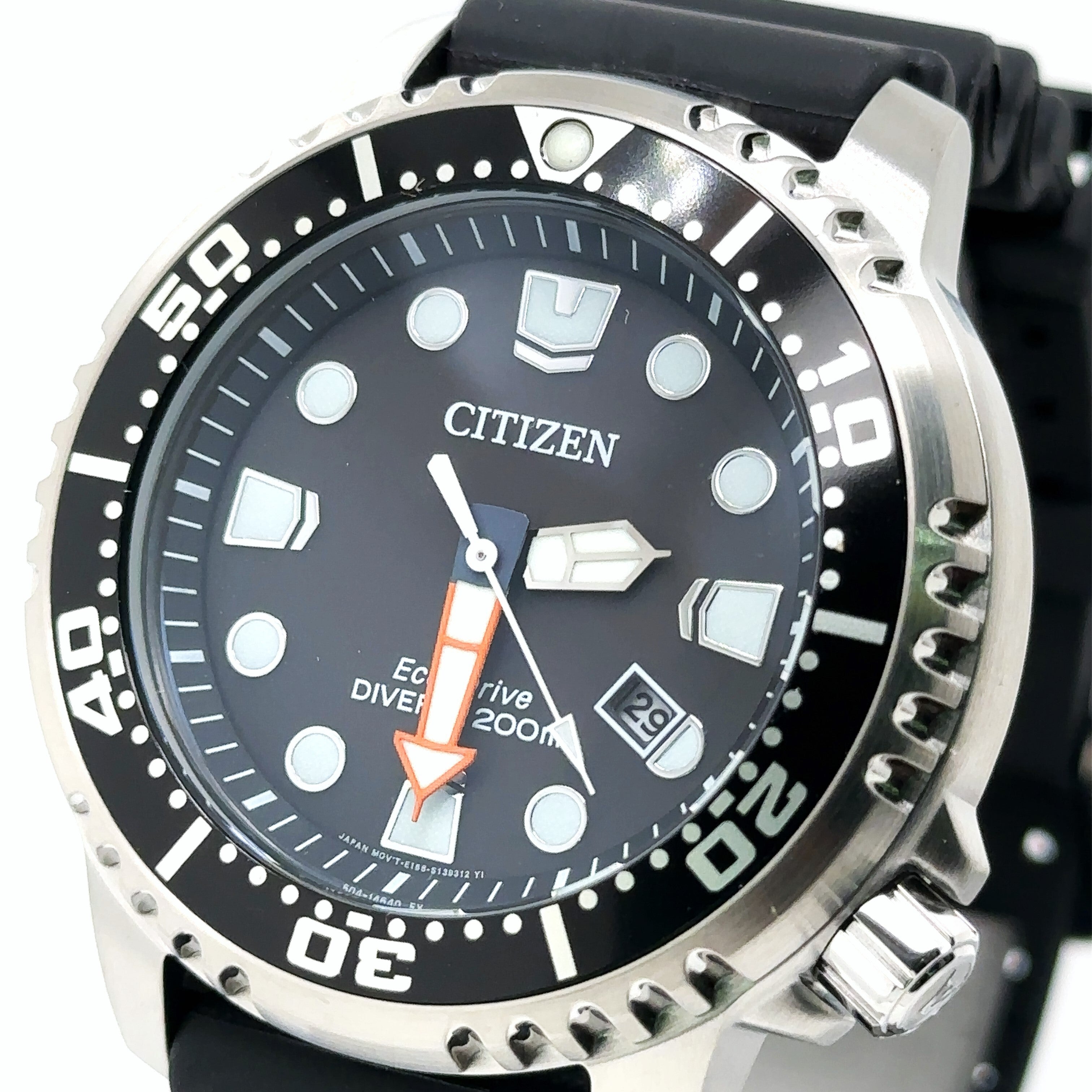 Citizen ProMaster Dive Eco Drive 44mm Stainless Steel Watch BN0150 28E