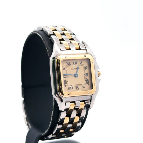 Cartier Panthère 18k gold & steel Lades watch Quartz 166921 preowned