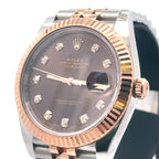 Pre-Owned Rolex Datejust 41mm, 2 tone 18k Rose Gold Watch, 126331, Fluted bezel Philadelphia