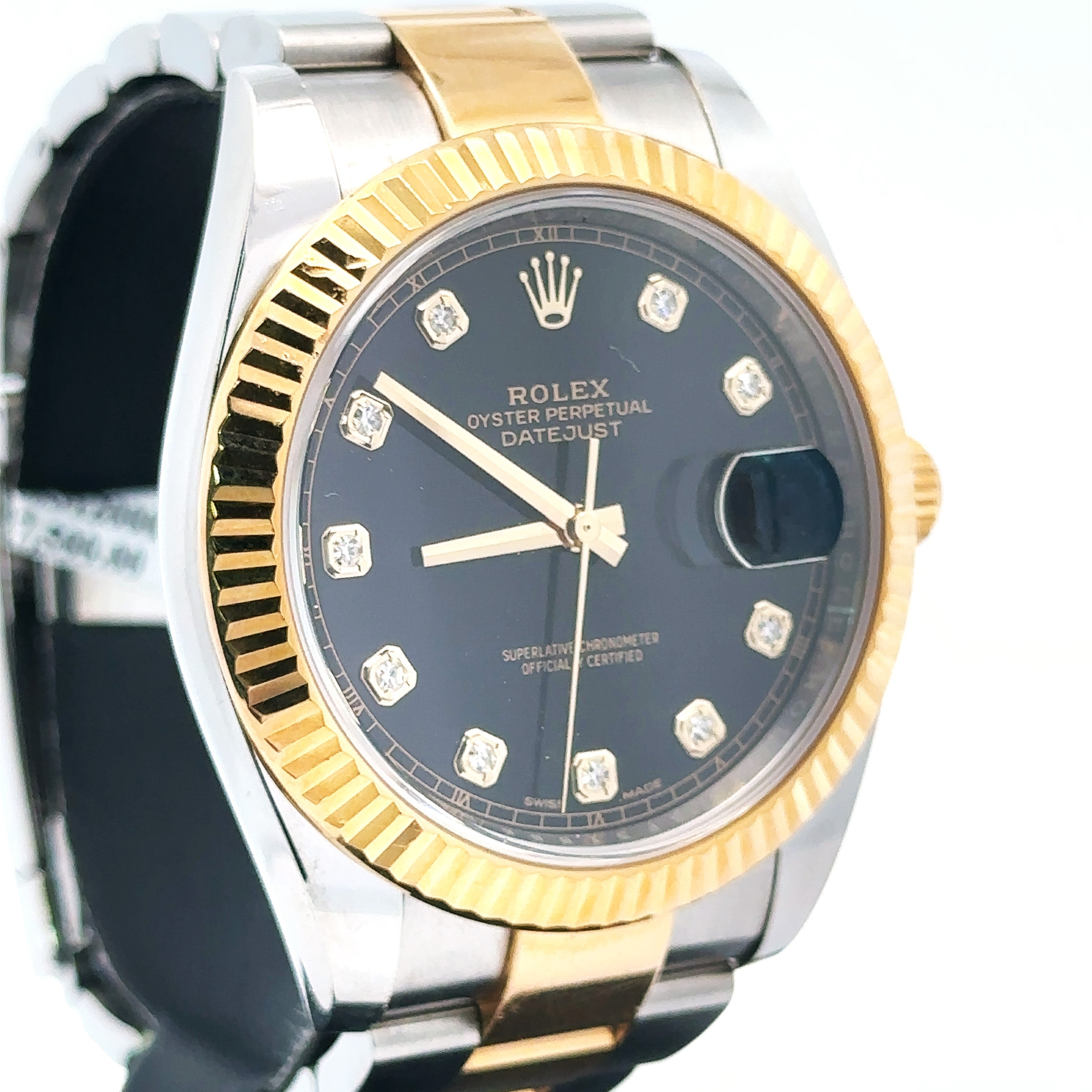 Rolex Datejust 41mm Steel 18k Yellow Gold Fluted Philadelphia