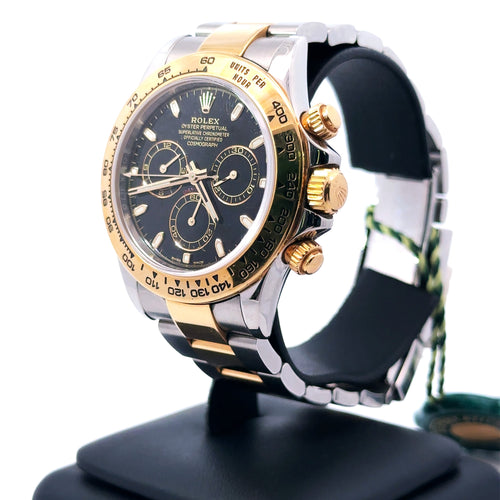 Pre-Owned Rolex Daytona 40mm 2 tone 18k Yellow Gold Watch 116503, 18k Gold Bezel