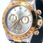 Pre-Owned Rolex Daytona 40mm 2 tone 18k Yellow Gold Watch 116523, 18k Gold Bezel