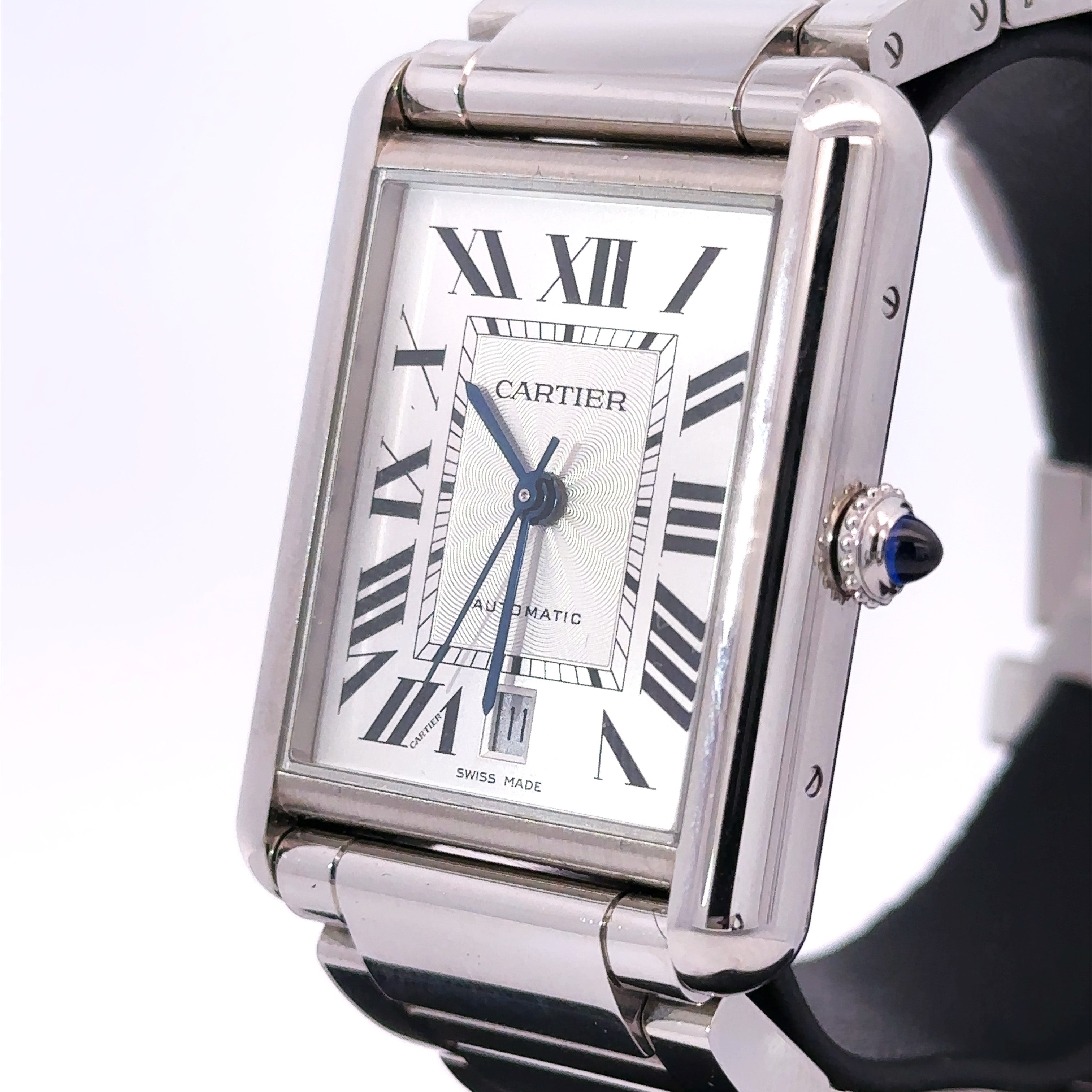 Cartier TANK Must Extra Large Steel Men s Watch WSTA0053 Automatic