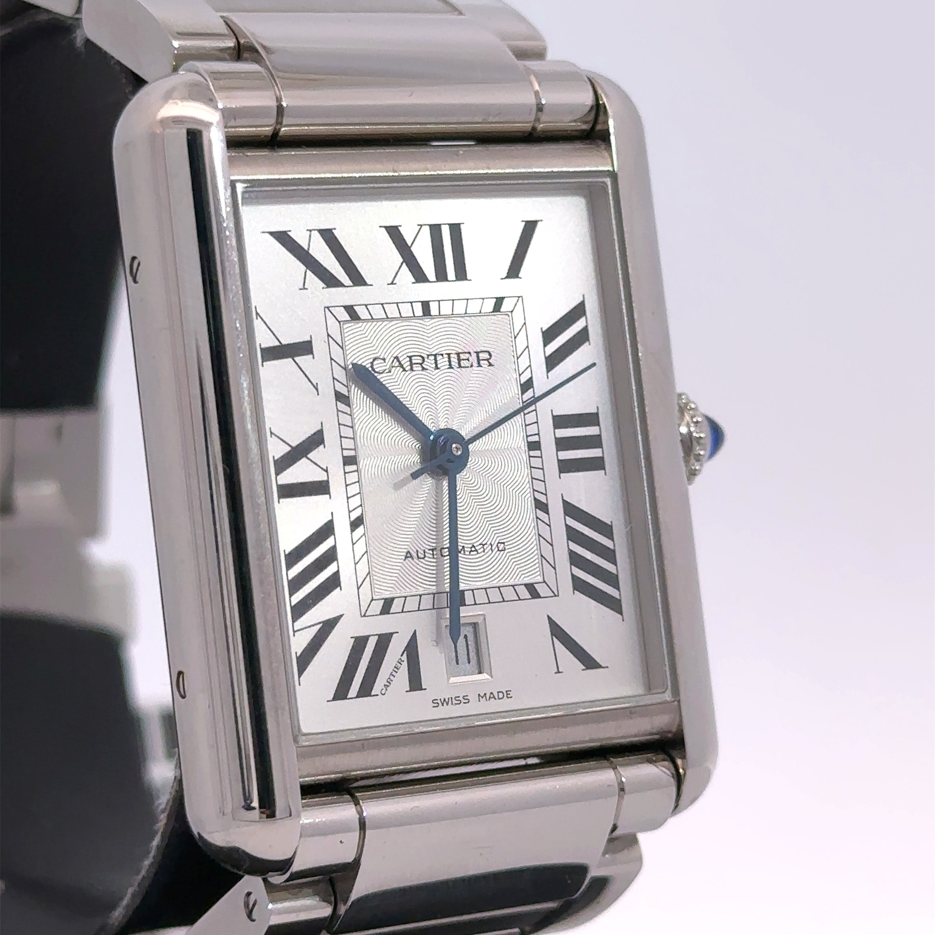 Cartier TANK Must Extra Large Steel Men s Watch WSTA0053 Automatic