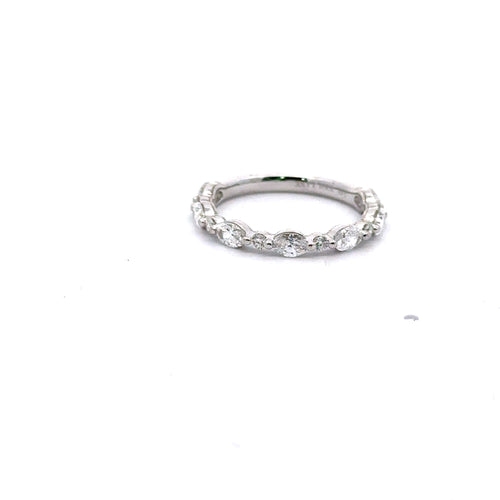 Neil Lane 14k Gold Artistry Marquise & Round-Cut Diamond Band 3/4ct