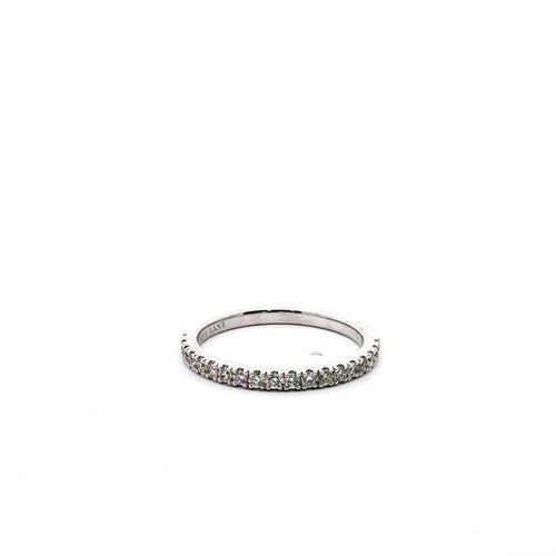 Neil Lane 14k White Gold Round-Cut Diamond Wedding Band 1/3ct