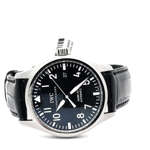 IWC Pilot Classic Mark XVI, 39mm Steel, Black Dial, IW3255.01 - Pre Owned