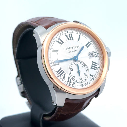 Cartier Calibre de Cartier 18k Rose Gold, Automatic 38mm Watch - W2CA0002