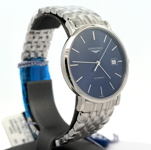 LONGINES Elegant Automatic Lady Watch Blue Dial 37mm L48104926