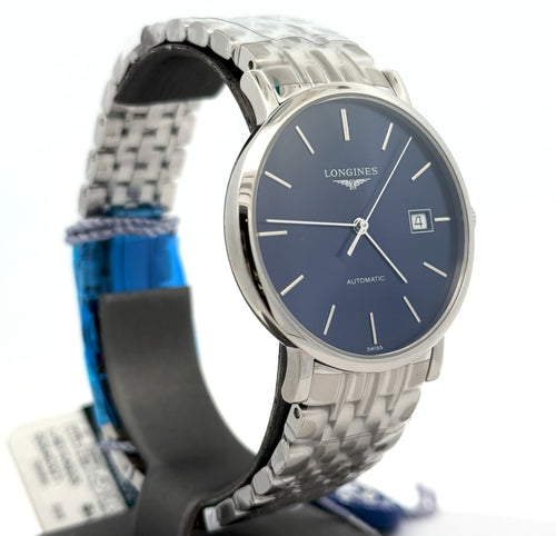 LONGINES Elegant Automatic Lady Watch Blue Dial 37mm L48104926