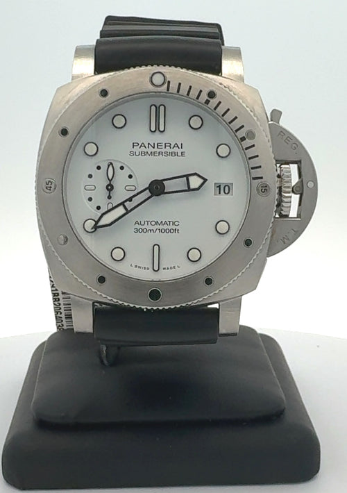 Panerai SUBMERSIBLE Bianco Automatic 42MM PAM 2223 Pre 0wned (2023)