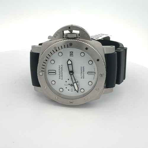 Panerai SUBMERSIBLE Bianco Automatic 42MM PAM 2223 Pre 0wned (2023)