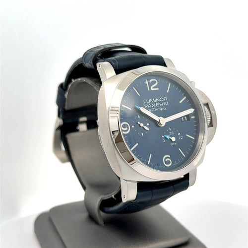 Panerai Luminor BiTempo Automatic Blue Dial Men's Watch PAM01361