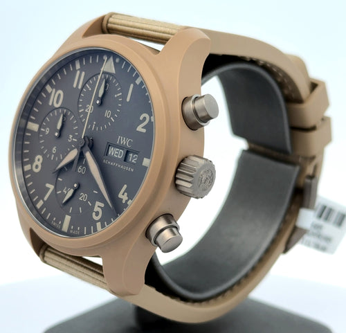 IWC Pilot’s Watch Chronograph 41 TOP GUN Mojave Desert - IW389402 - Brown dial!