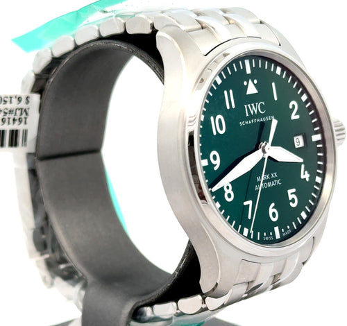 IWC PILOT'S WATCH MARK XX -IW328206 - 40 MM - Green Dial - BRAND NEW !