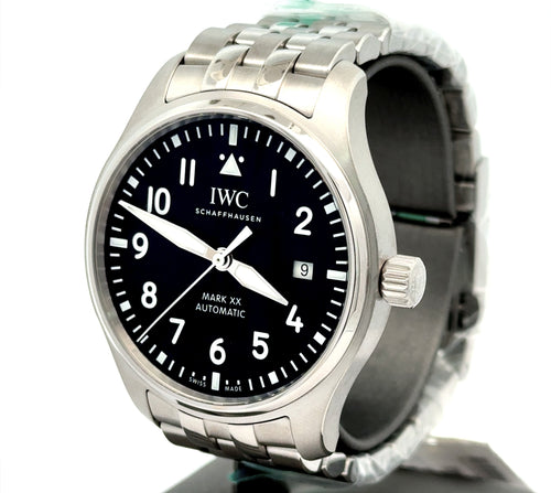 IWC PILOT'S WATCH MARK XX - IW328202- 40 MM - BLACK DIAL - BRAND NEW !