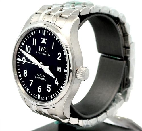 IWC PILOT'S WATCH MARK XX - IW328202- 40 MM - BLACK DIAL - BRAND NEW !