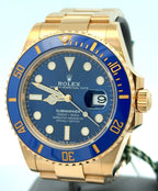 Pre-Owned Rolex Submariner Date 41mm 126618LB 18k Yellow Gold Watch S16434