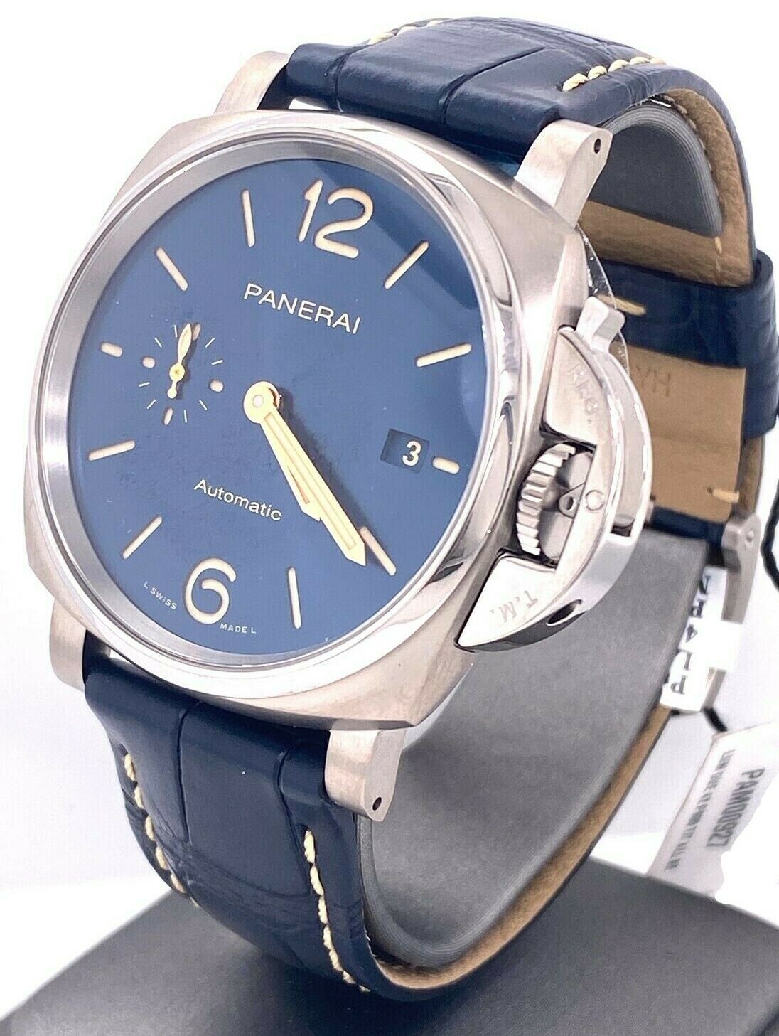 Panerai LUMINOR DUE Blue Dial Titanium 42mm PAM927