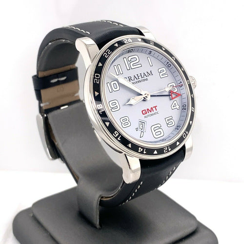Graham Silverstone Time Zone GMT Automatic Steel Watch