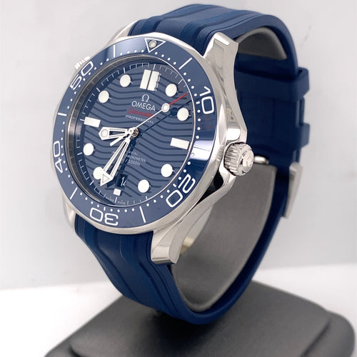 Omega Seamaster Diver 300 Co-Axil Master Chronometer Blue Dial, 21032422003001