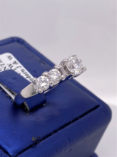 Platinum 1.50 CT Diamond Engagement Ring