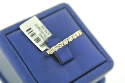 14k Yellow Gold 0.75 CT Diamond Shared Prong Ladies Band