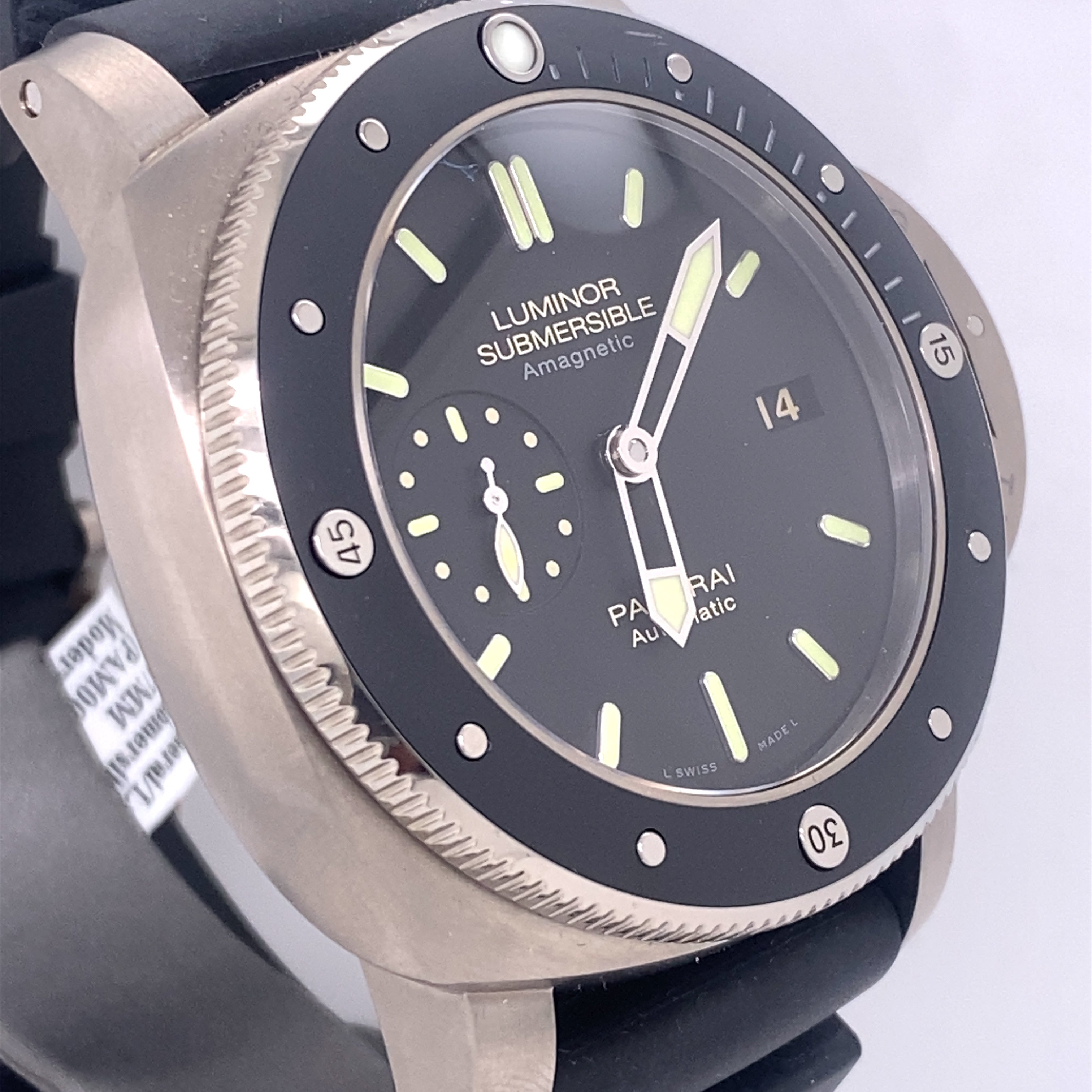 Panerai SUBMERSIBLE AMAGNETIC 1950 3 Days Automatic Titanio 47MM