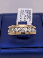 14k Yellow Gold 1.35 CT Diamond Men's Wedding Band