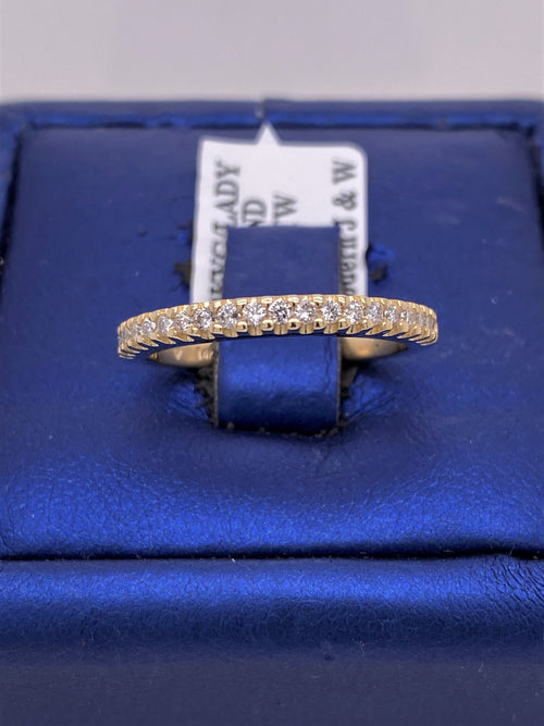 14k Yellow Gold 0.40 CT Diamond Ladies Band