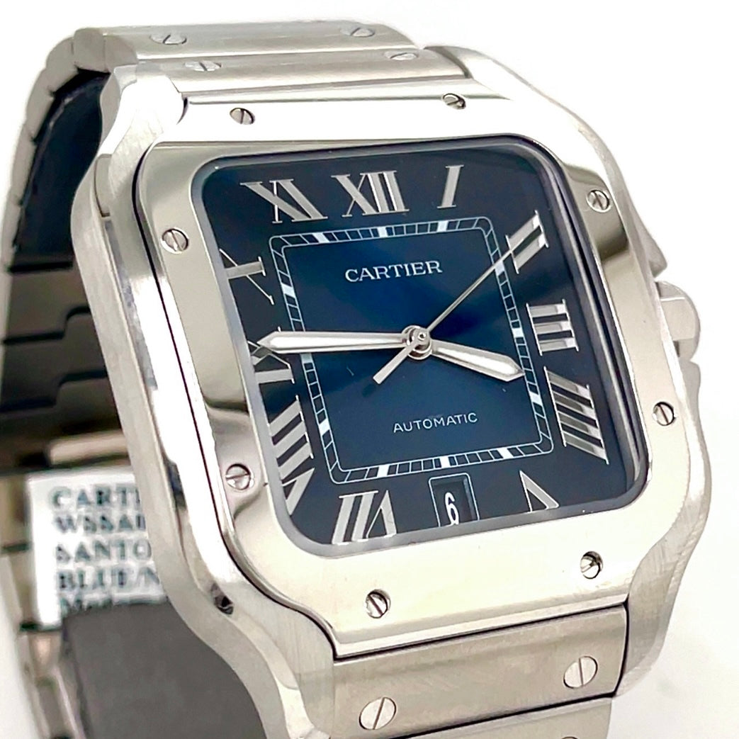 Santos cartier outlet blue