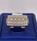 10k Yellow Gold 1.35 CT Diamond Men s Ring