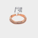 14k Rose Gold 0.75 CT Diamond Twisted Style Band, 3.7g