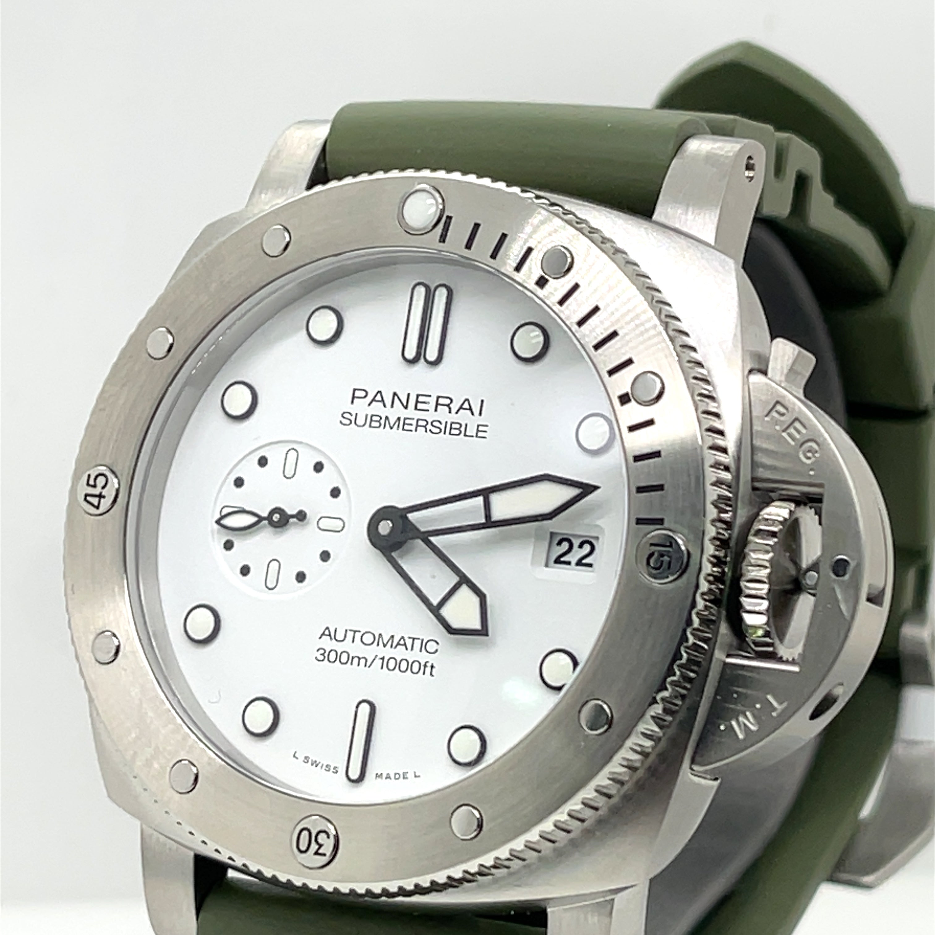 Panerai Automatic Submersible QuarantaQuattro Bianco 44mm