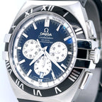 Omega Constellation Double Eagle Co-Axial Chronograph, Black Dial