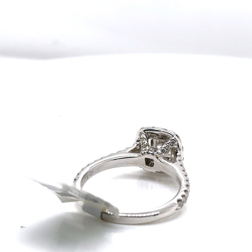 Neil Lane 14K White Gold 1.50 CT Diamond Princess Engagement Ring, 4.2g