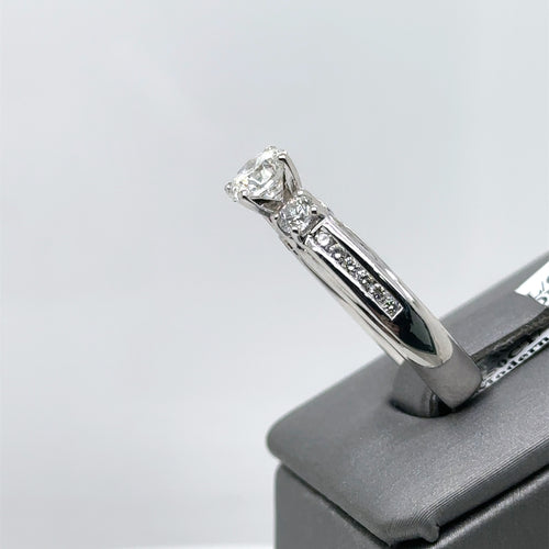 Gabriel & Co. 14k White Gold 1.50 CT Diamond Engagement Ring, Size 7