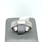 Scott Kay 19k White Gold Men's Wedding Band, 10.5gm, Size 10, S12854