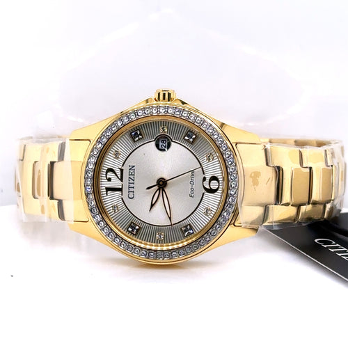 Citizen Crystal Eco Drive 30MM Ladies Watch