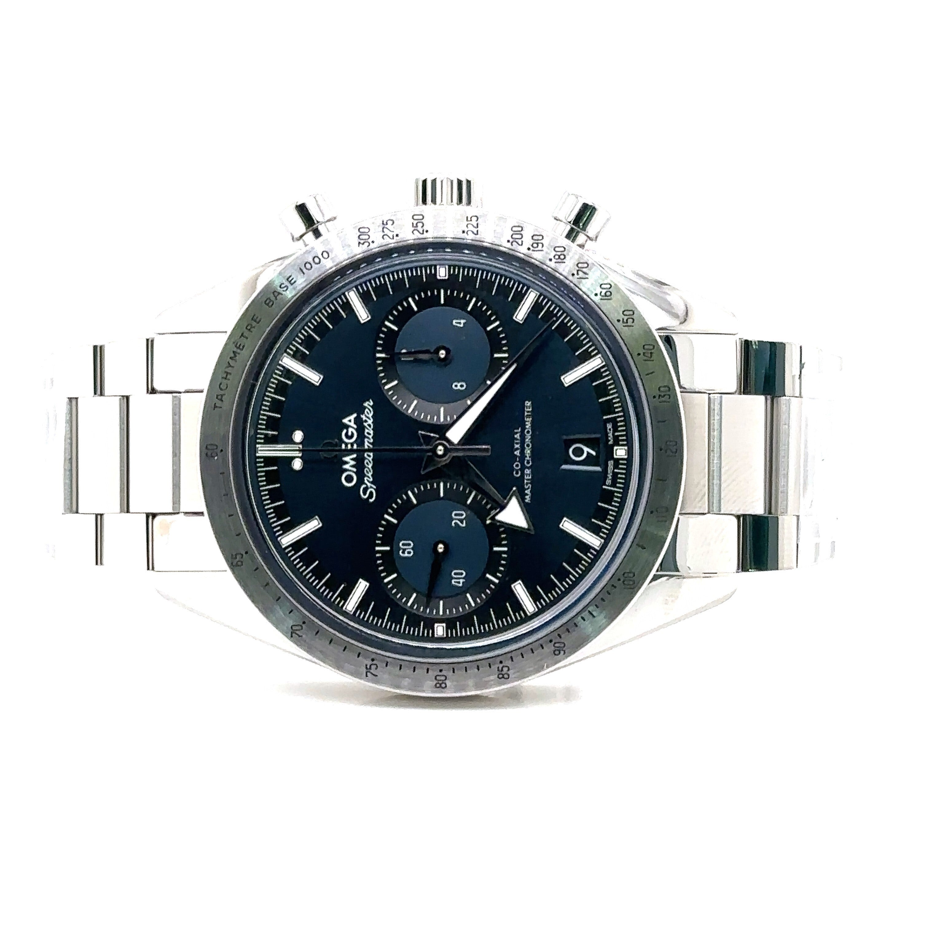 Omega SPEEDMASTER 57 CO AXIAL MASTER CHRONOMETER CHRONOGRAPH 40.5mm Blue Dial