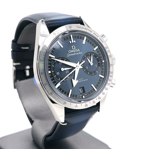 Omega SPEEDMASTER '57 CO‑AXIAL MASTER CHRONOMETER CHRONOGRAPH 40.5mm Blue Dial!